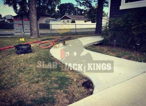 sidewalk void fill during slab-jack kings